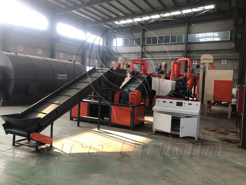 Scrap Copper Cable Wire Recycling Machine Delivered To Srilanka Client