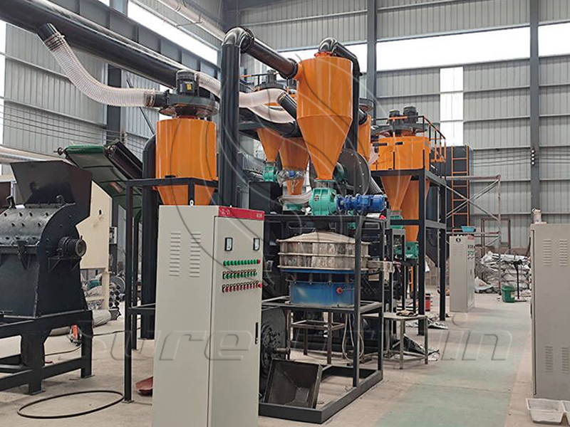 How to separate and purify waste lithium battery recycling copper, aluminum and carbon powder?