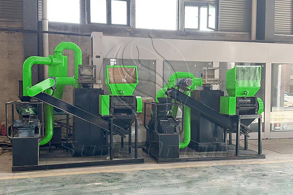 German customers purchased copper wire recycling machine